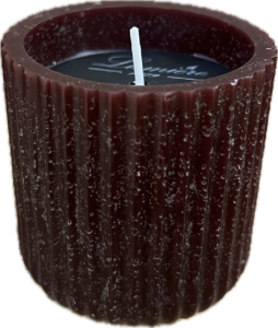 Świeca sojowa ryflowana śliwka 75x70mm