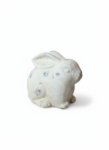 Zając betonowy biały 20cm