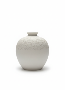 Wazon betonowy biały 30cm