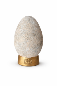 Jajko betonowe postarzane na podstawce 22cm