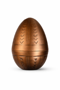  Jajko metalowe w odcieniu miedzi 12cm