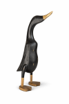 Gęś drewniana czarna 42cm