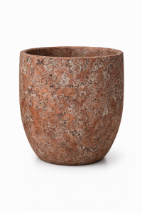 Donica betonowa postarzana miedziana 16cm