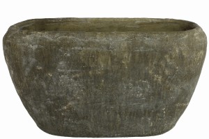 Osłonka betonowa zielona postarzana 25cm