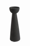 Świecznik betonowy grafitowy postarzany 36cm
