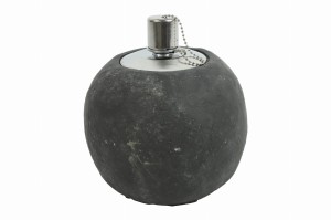 Lampa naftowa betonowa grafitowa postarzana M 