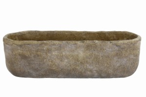 Osłonka betonowa zielona postarzana 9cm