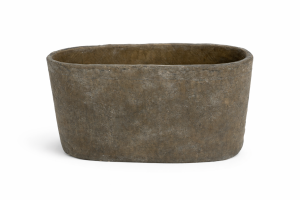 Osłonka betonowa brązowa postarzana 25cm