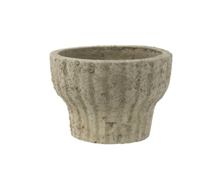  Osłonka betonowa beżowa w prążki na nodze 10,5cm