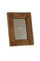 Ramka na zdjęcie drewniana brązowa