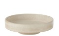 Patera betonowa beżowa na nóżce 33cm