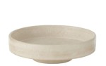 Patera betonowa beżowa na nóżce 33cm
