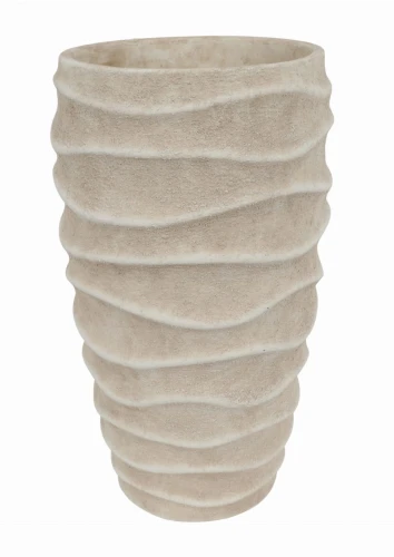 Osłonka betonowa beżowa ryflowana 36cm