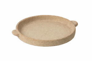 Patera betonowa beżowa postarzana 30cm