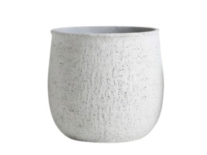 Donica betonowa biała 33cm
