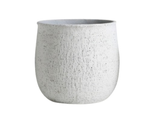 Donica betonowa biała 33cm