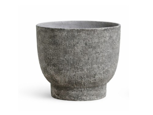 Donica betonowa szara postarzana 36cm