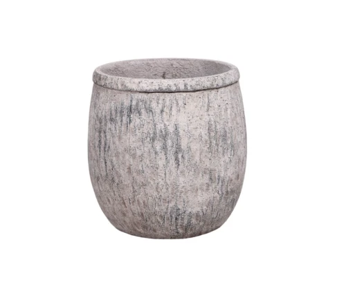Donica betonowa szara przecierana 37cm