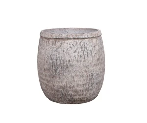 Donica betonowa szara przecierana 27cm