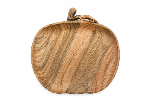 Taca z drewna mango jabłko 30cm