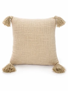 Poduszka bawełniana z frędzlami 45x45cm