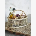 Organizer/koszyk pleciony z trawy morskiej 30x20x13cm