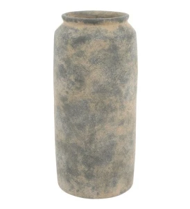 Wazon betonowy szaro-brązowy przecierany 45cm