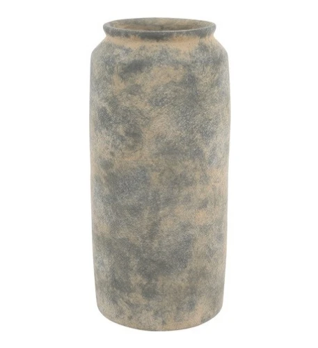 Wazon ceramiczny szaro-brązowy przecierany 45cm