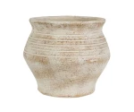Osłonka ceramiczna kremowa pękata 20,5x17,5cm
