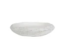 Misa ceramiczna biała postarzana 41,5x9cm