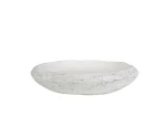 Misa ceramiczna biała postarzana 33x7cm