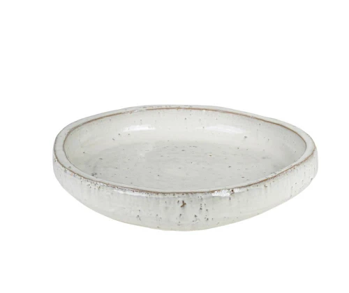 Misa ceramiczna biała szkliwiona 37x35x6cm