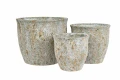 Osłonka betonowa postarzana 19x17cm