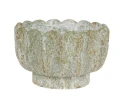 Osłonka betonowa postarzana na nóżce 20x13cm