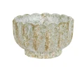 Osłonka betonowa postarzana na nóżce 16,5x10,5cm