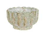 Osłonka betonowa postarzana na nóżce 16,5x10,5cm