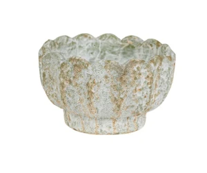 Osłonka betonowa postarzana na nóżce 12,5x7,5cm