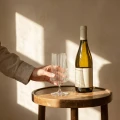 Kieliszek stożkowy szklany prążkowany 380 ml