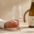 Kieliszek typu goblet szklany prążkowany 380 ml