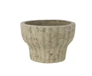  Osłonka betonowa beżowa w prążki na nodze 14cm