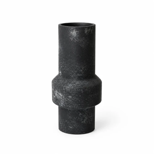Wazon ceramiczny grafitowy 30cm