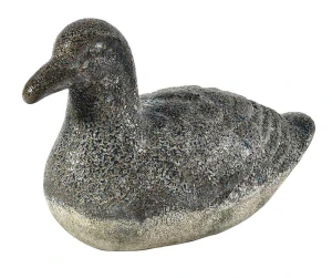 Kaczka dekoracyjna ceramiczna postarzana