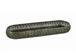 Taca metalowa dekoracyjna postarzana 42cm