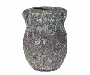 Wazon ceramiczny postarzany z uszami 33cm