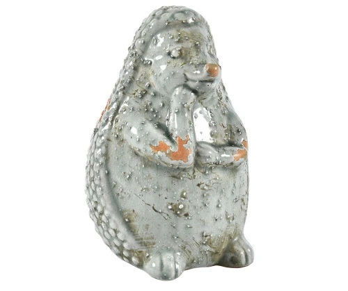 Figurka jeż ceramiczny postarzany 17,5cm