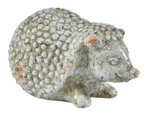 Figurka jeż ceramiczny postarzany 10,5cm