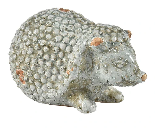 Figurka jeż ceramiczny postarzany 10,5cm
