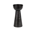 Wazon/świecznik metalowy czarny postarzany 25cm