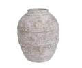 Wazon ceramiczny beżowy postarzany 27cm