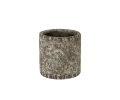 Osłonka ceramiczna postarzana brązowa 10,5cm